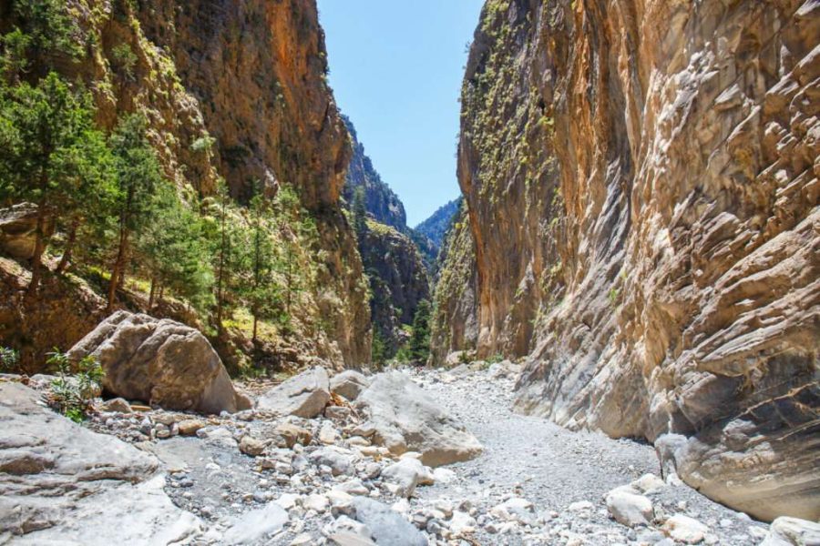 Samaria Gorge on Crete, Grece